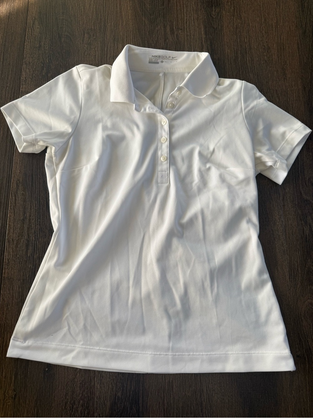 Nike White Performance Golf Polo